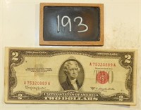 1953 Series C  $2 Red Seal Bill
