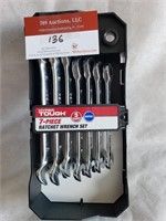 Hyper tough 7 pc ratchet wrench set