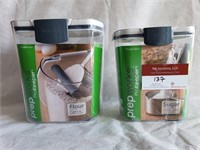 Prepworks flour and sugar container set