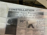 PVC FENCE SECTION