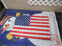 Flag - Snowman American Flag