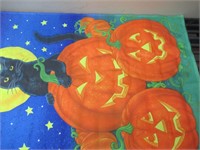 Flag - Black Cat & Pumpkins