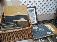 Basket And Picture Frames