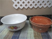Bowl / Planters Lot of 2