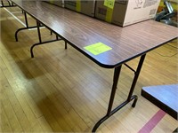 5 ft folding table - fair condition