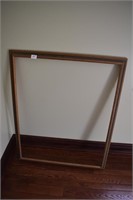 WOOD PICTURE FRAME 39" X 32"