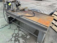HD layout table w/ lathe type welding jig table