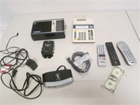 Electronics Lot - Vintage Sony Radio, Remotes