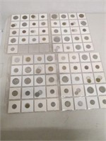 Lot of Vintage Carded Foreign Coins