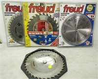 Freud and delta woodworking saw blades