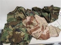Lot of Assorted Army Camo Clothes