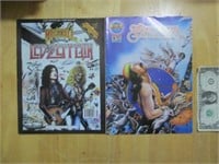 1990s Oversized Led Zeppelin & Santana Comic