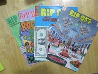 4 Oversized Rip Off Comic Books