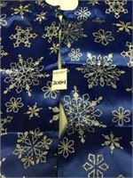 HOLIDAY TIME 48" BLUE TREE SKIRT