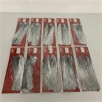 10 PC HOLIDAYTIME TINSEL ICICLES 18''