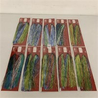 ASSORTED HOLIDAYTIME TINSEL ICICLES 18''