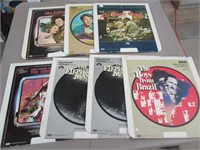 Lot of Vintage Video Disk Movies - Elephant Man,