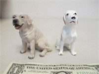 2 Vintage Dog Figurines