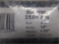 MAXIM 18" Stroke 2500 PSI Cylinder