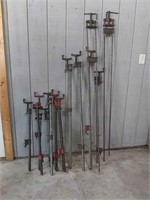 14x Iron Clamps 3,4,5 Foot