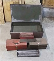 Lot Of Tool Boxes And Steel Box