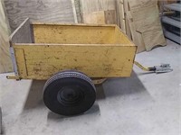 Small Metal Trailer - Riding Mower Sized