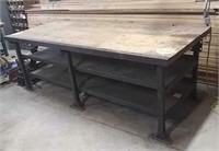 Serious Iron And Wood Work Table