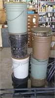 7 - 5 Gal Buckets With Seat Lids