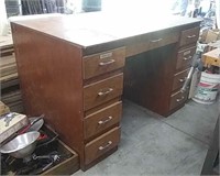 9 Drawer Vintage Desk