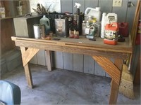 Wood Shop Table & Contents