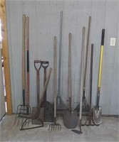 12x  Assorted Yard Tools
