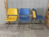 5x Stacking Chairs