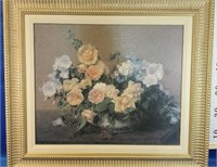 Beautiful 32"×28" Hardwood print (Bouquet of