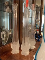 2PC VASE (FROSTED GLASS BOTTOMS)