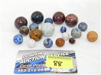 Lot of Clay/Stoneware Marbles