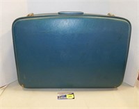 Blue Hard Sided Suitcase