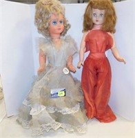 Lot of 2 Large Plastic Dolls