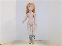 1995 Kais Inc Porcelain Doll 22 inches