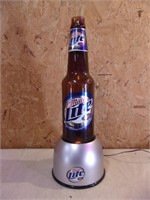 Miller Lite Lighted Bottle Display