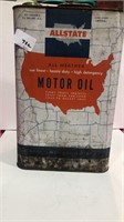 All State Motor Oil Gallon Can