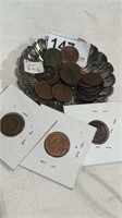 19 - 100 Year Old Indian Head Cents 1870-1909