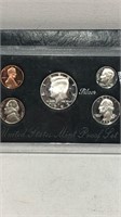 1992 US Mint Proof Set  5 Coins