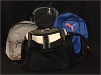 Book bags and Gym bag