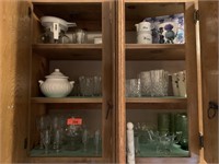 ALL THE GLASSWARE IN THIS CABINET (NOTES)