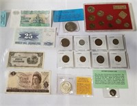 Foreign Coins and currency