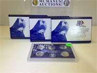 Lot of 4 State Quarter Proof Sets - 2005 - only