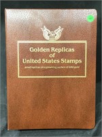 Golden Replica US Stamp Album - Complete