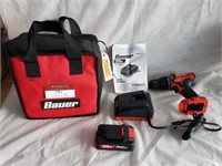 Bauer 20 V lithium drill kit 1704c
