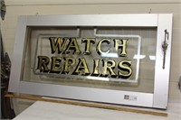 Handpainted Watch Repairs Sign