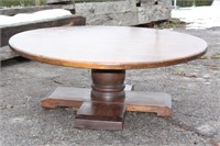 Round Pine Coffee table